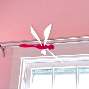 🆓📦 4 Boon Ceiling Mounted Dragon Fly Mobiles - Rare Find